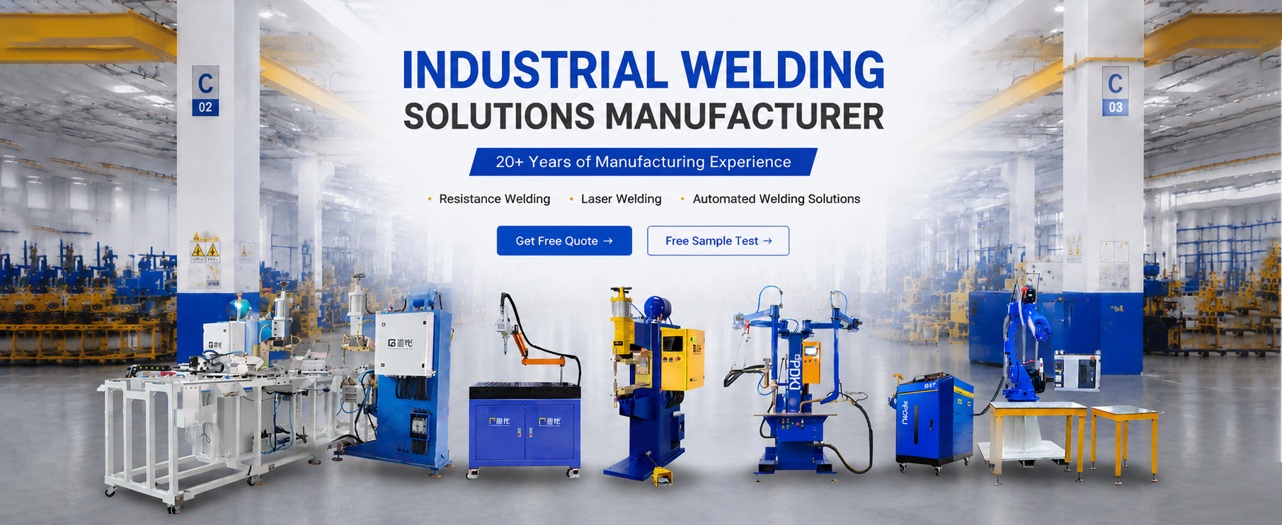 Industrial welding machine