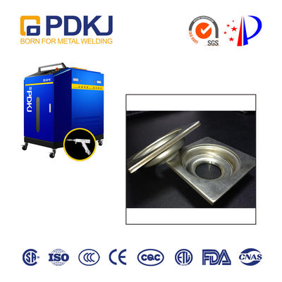 Touch Screen 1kw Handheld Laser Welding Machine With Wobble Welding Head