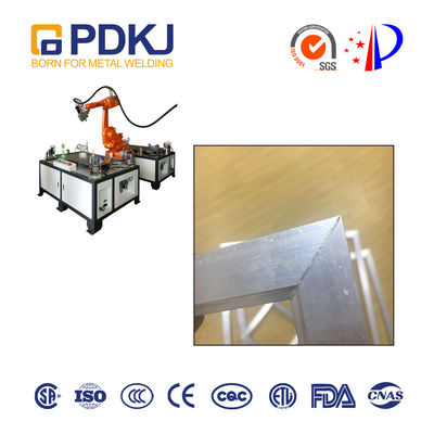 SGS 1mm Thick Laser Industrial Welding Robots 6 Axis Fixed Workbench