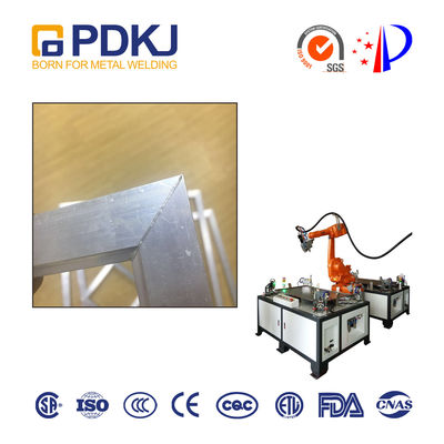 SGS 1mm Thick Laser Industrial Welding Robots 6 Axis Fixed Workbench