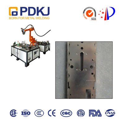 1.5KW Integrated Industrial Welding Robot Cells Fixed Worktable 2mm Alloy Fittings