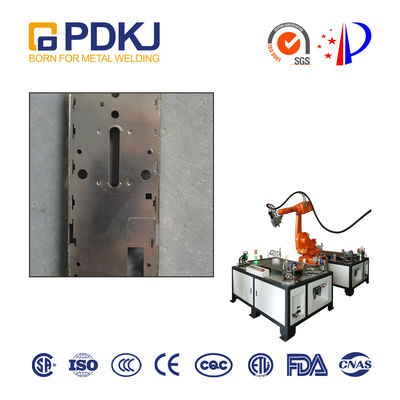 1.5KW Integrated Industrial Welding Robot Cells Fixed Worktable 2mm Alloy Fittings