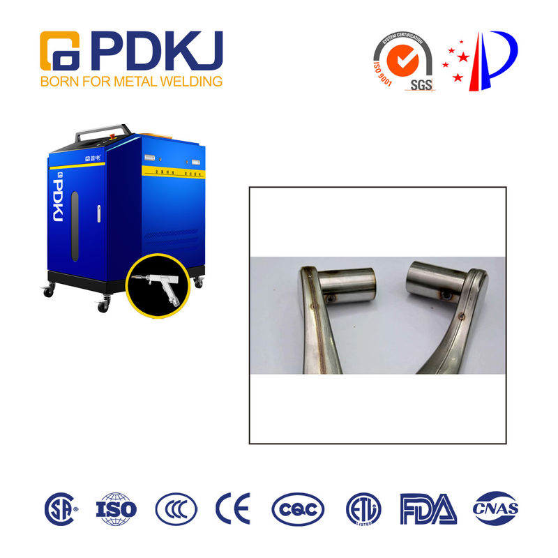 Handheld Automatic Wire Feeding Fiber Laser Welding Machine For Stainless Steel Annular Cylinder
